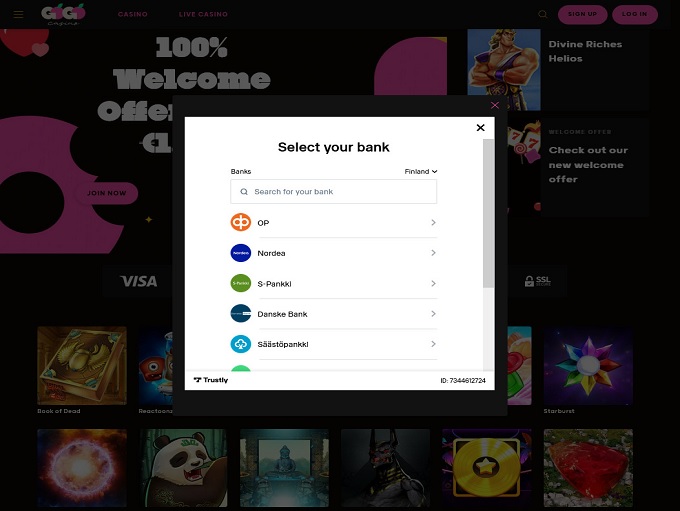 GoGo Casino screenshot 3