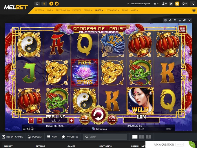 MELBET Casino screenshot 5