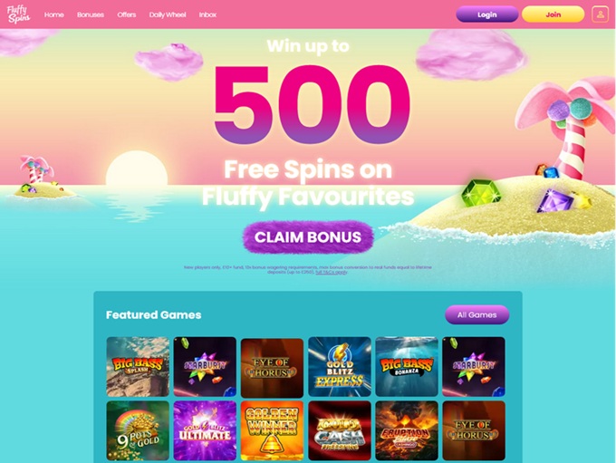 Fluffy Spins lobby