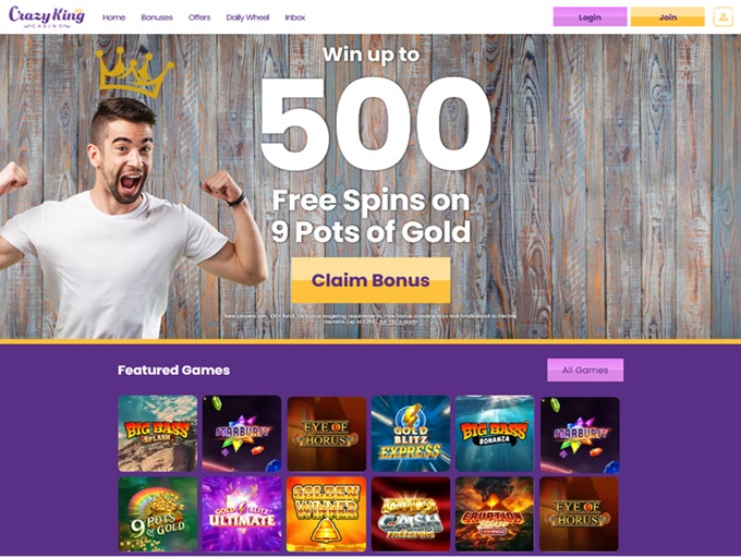 Crazy King Casino screenshot 1