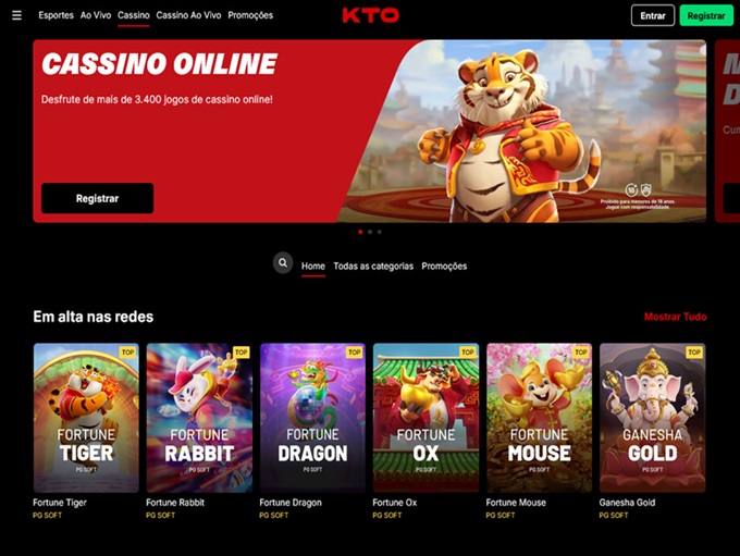 KTO Casino screenshot 1
