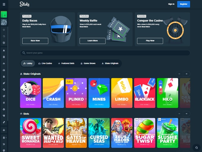 Stake Casino screenshot 1