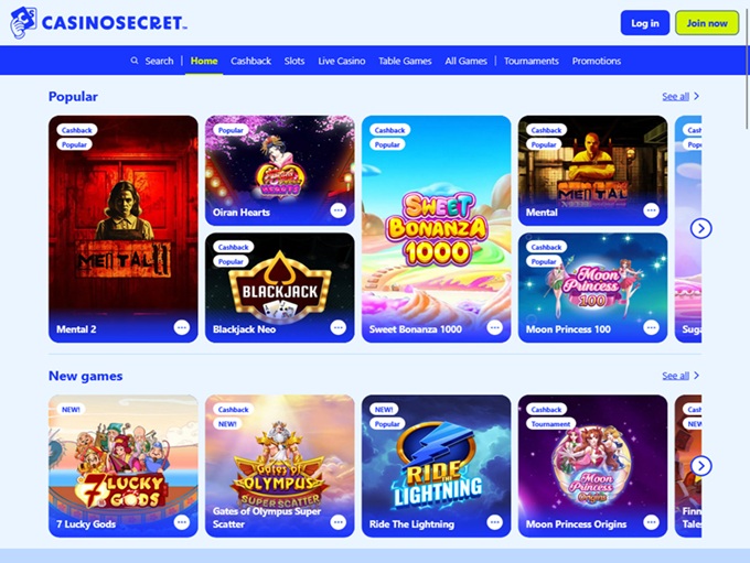 CasinoSecret screenshot 1