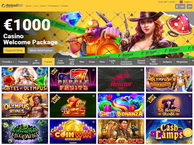 ReloadBet screenshot 1