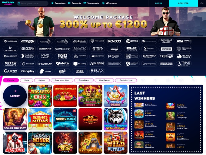 Hotline Casino lobby