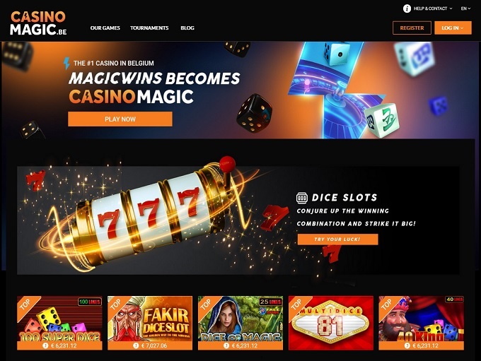 Casino Magic lobby