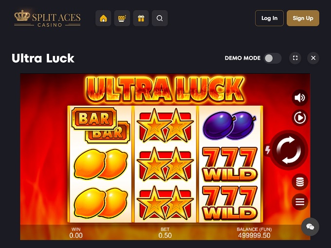 Split Aces Casino screenshot 5