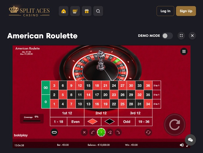 Split Aces Casino screenshot 6