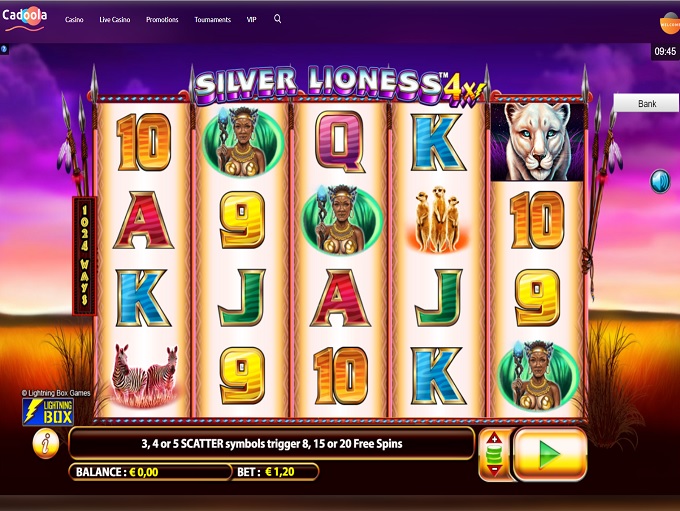 Cadoola Casino screenshot 5