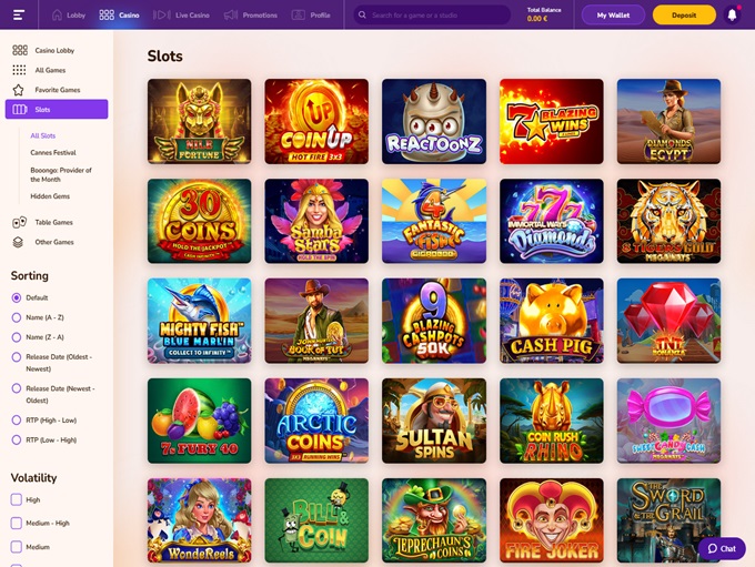 Wild Sultan Casino screenshot 2