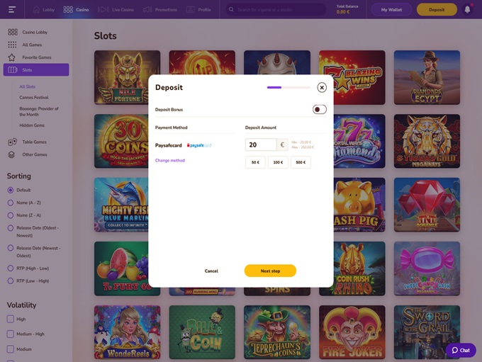 Wild Sultan Casino screenshot 3