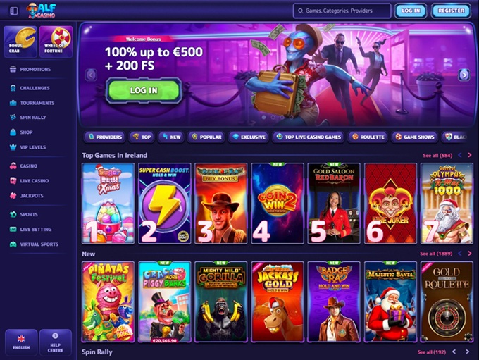 Alf Casino lobby