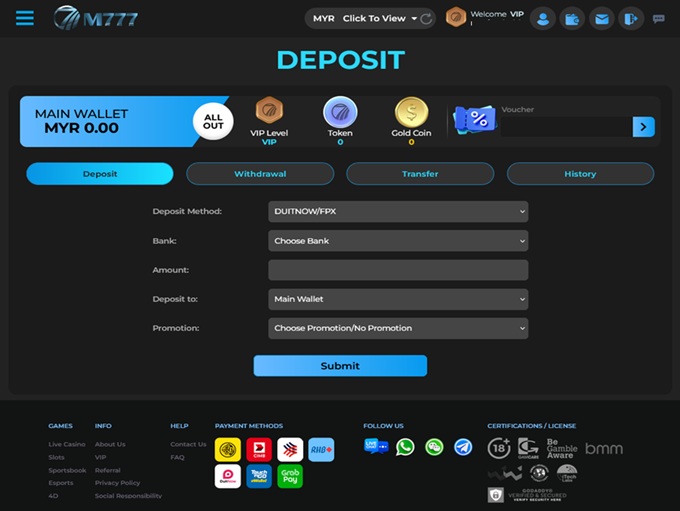 M777 Casino screenshot 3