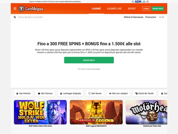 LeoVegas.it screenshot 1