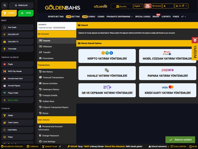 GoldenBahis Casino screenshot 3