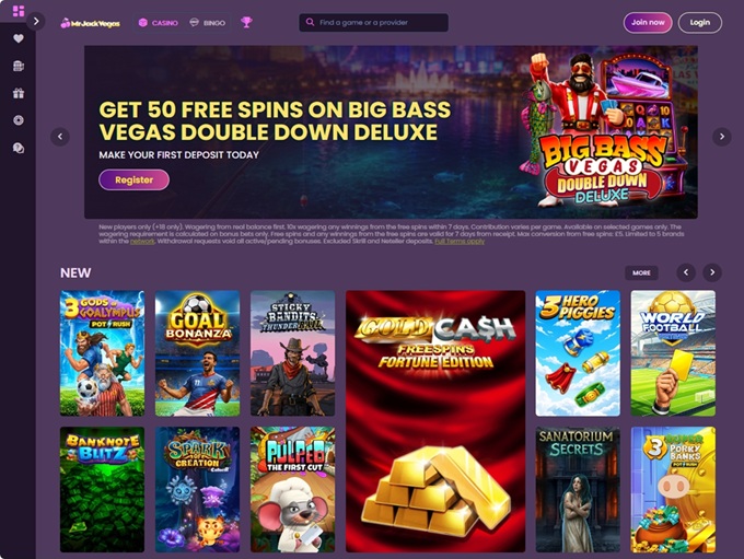 MrJackVegas lobby
