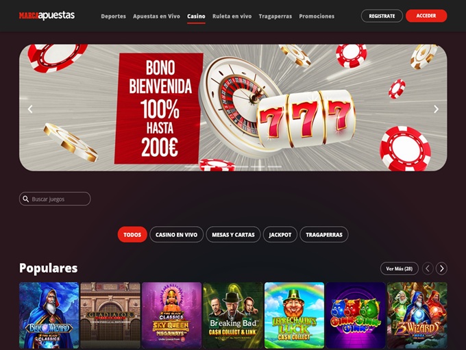 Marca Apuestas lobby