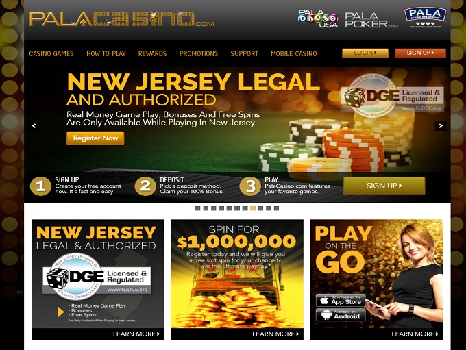 Pala Casino NJ lobby