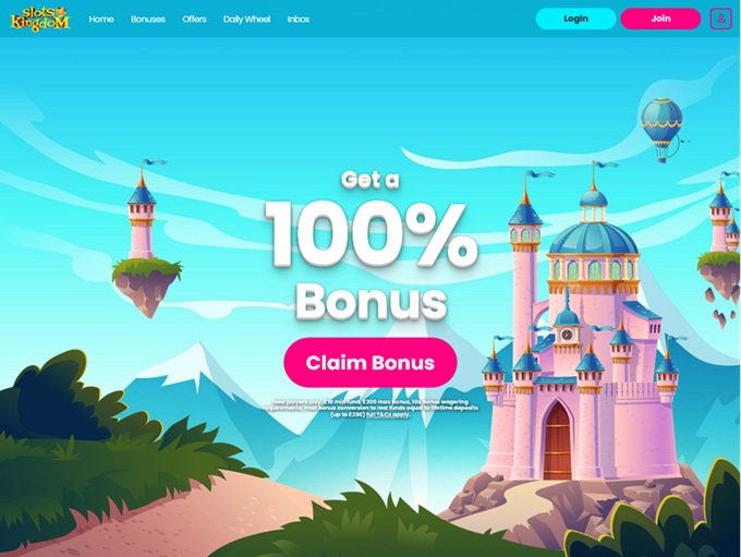 Slots Kingdom lobby