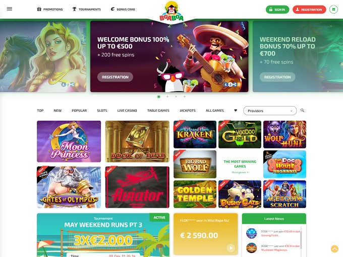 BoaBoa Casino screenshot 1