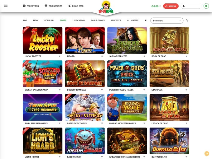 BoaBoa Casino screenshot 2