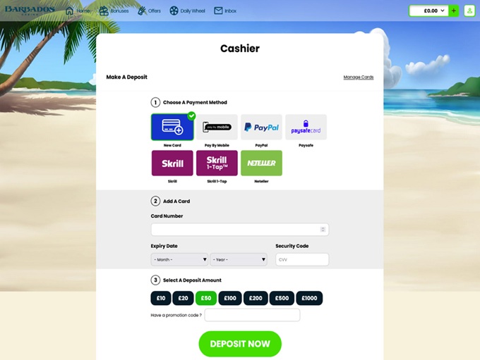 Barbados Casino screenshot 3