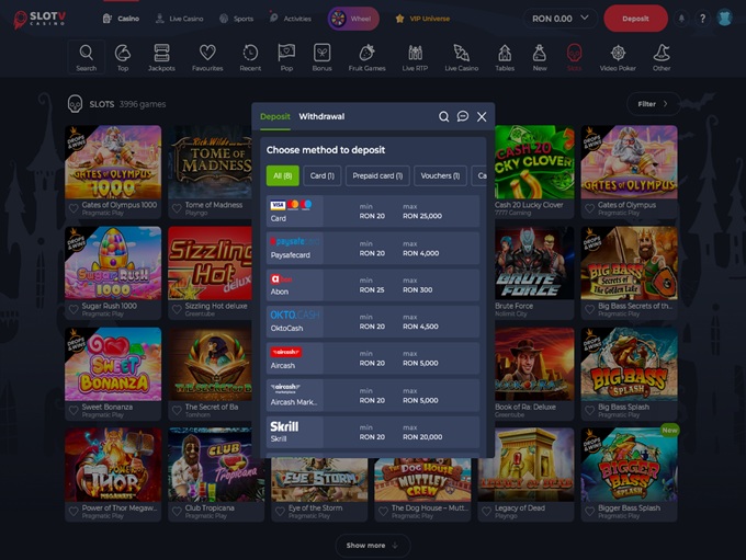 SlotV Casino screenshot 3