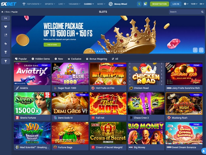 1XBET Casino screenshot 1