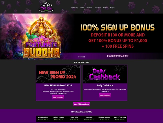 White Lotus Casino screenshot 1