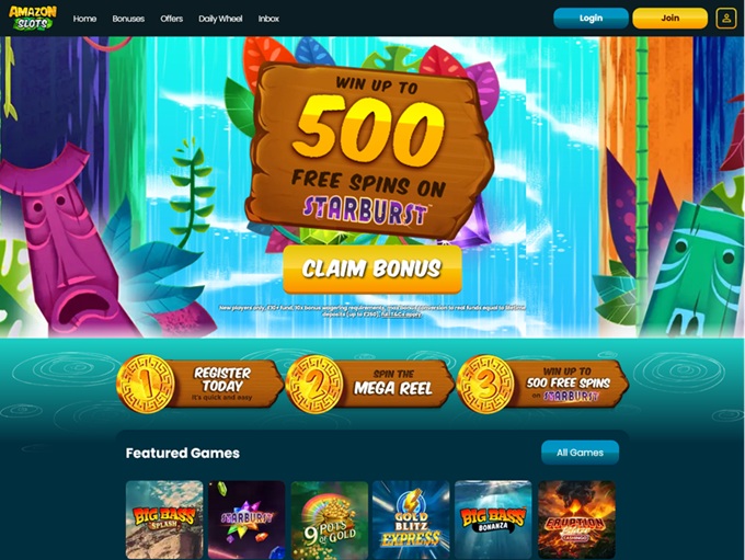 Amazon Slots lobby