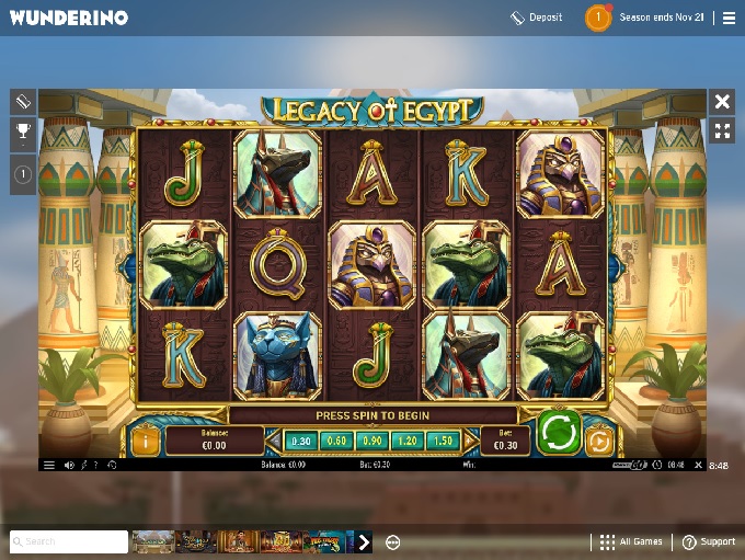 Wunderino Casino screenshot 5