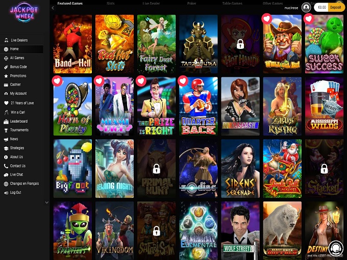 Jackpot Wheel Casino screenshot 2