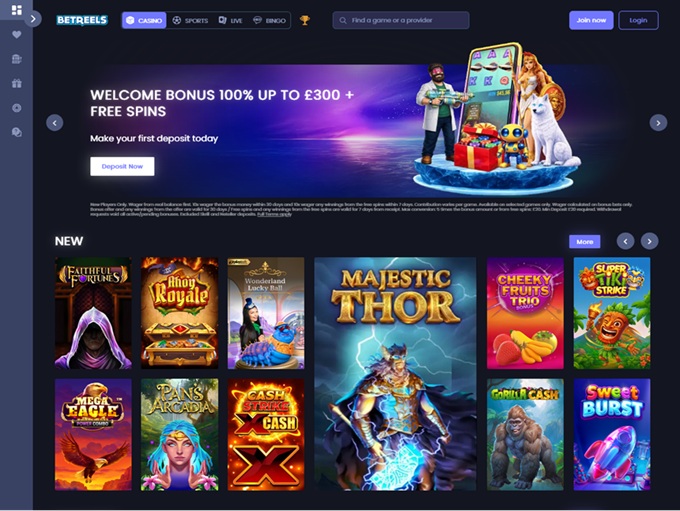 Betreels Casino screenshot 1