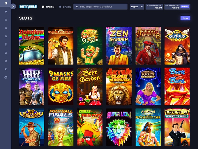 Betreels Casino screenshot 2
