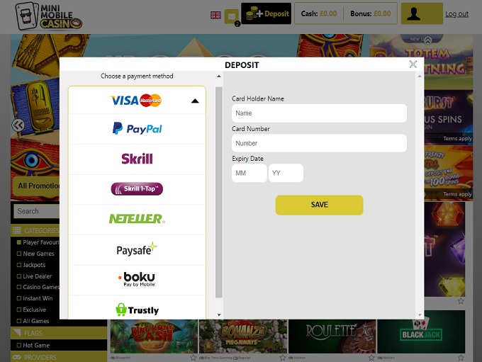 Mini Mobile Casino screenshot 3