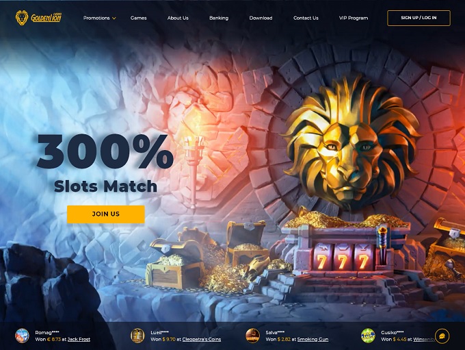 Golden Lion Casino lobby