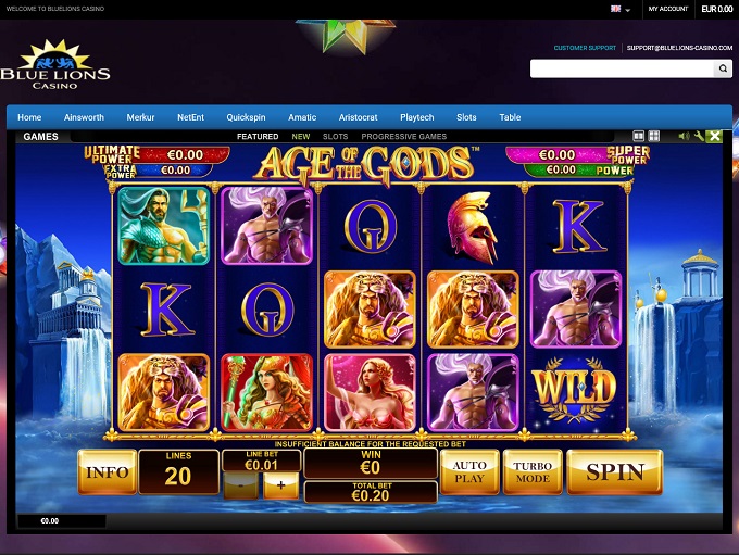BlueLions Casino screenshot 4