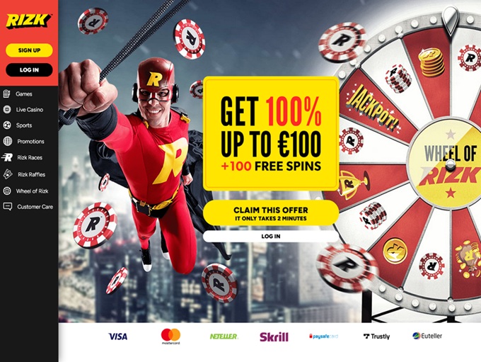 Rizk Casino screenshot 1