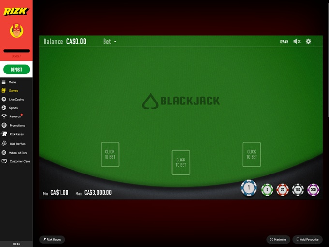 Rizk Casino screenshot 6