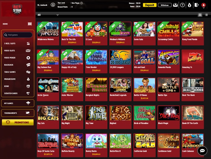 Red Stag Casino screenshot 2