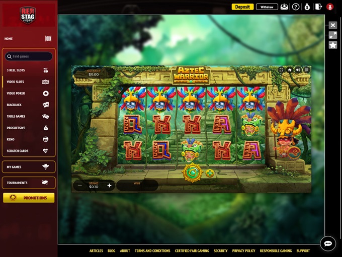 Red Stag Casino screenshot 5