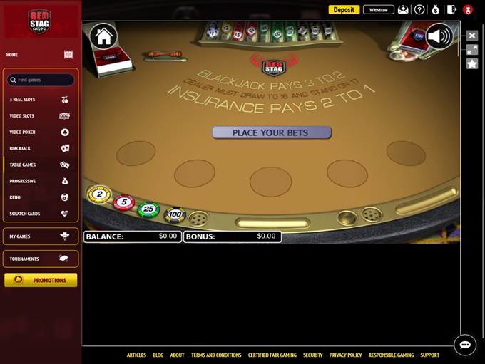 Red Stag Casino screenshot 6
