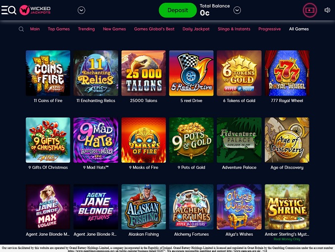 Wicked Jackpots screenshot 2