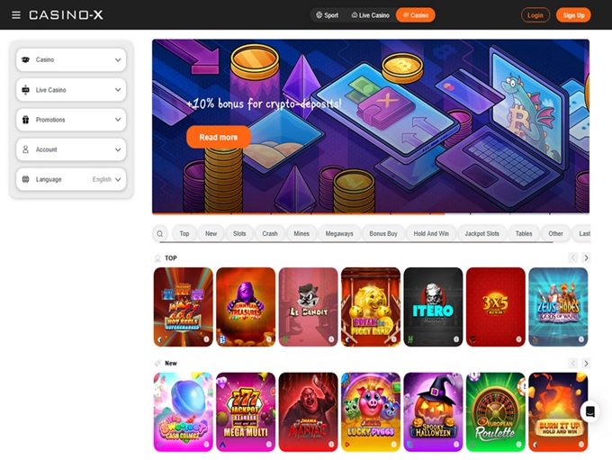 Casino-X screenshot 1