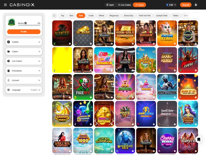 Casino-X screenshot 2
