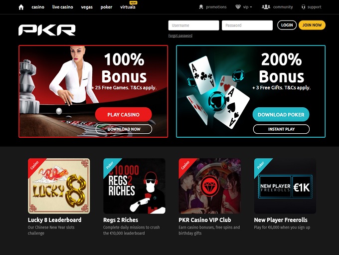 PKRCasino screenshot 1