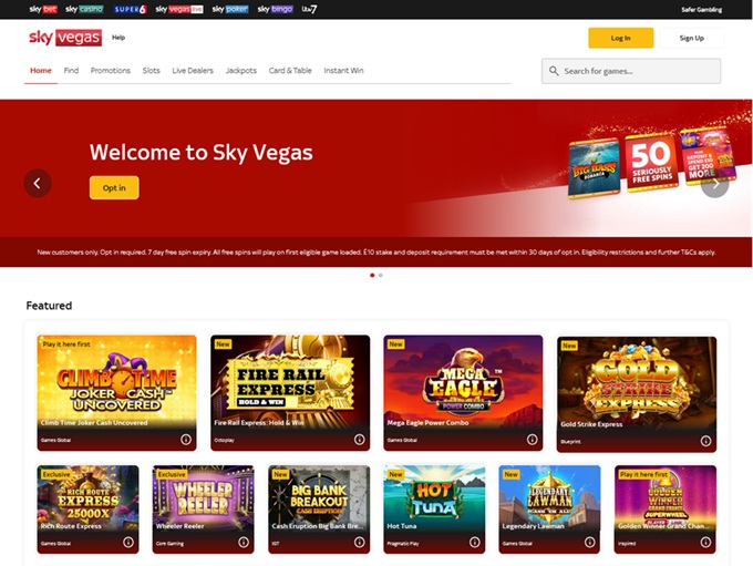 Sky Vegas screenshot 1