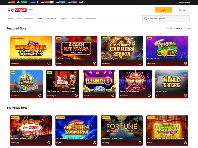 Sky Vegas screenshot 2