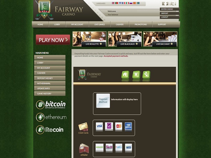 Fairway Casino screenshot 3