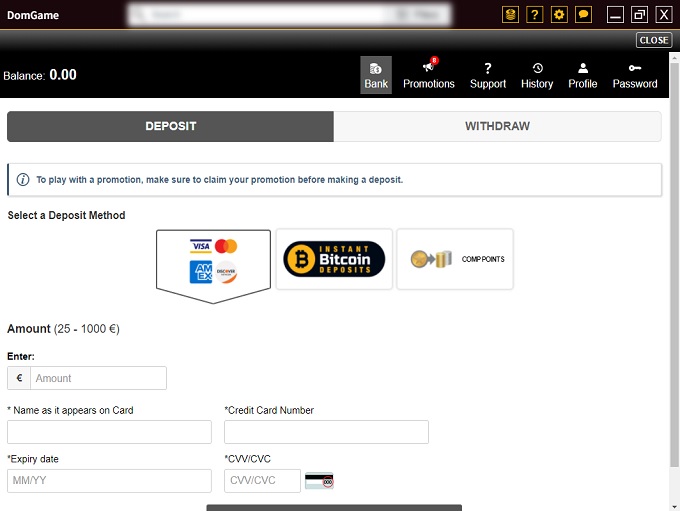 DomGame Casino screenshot 3